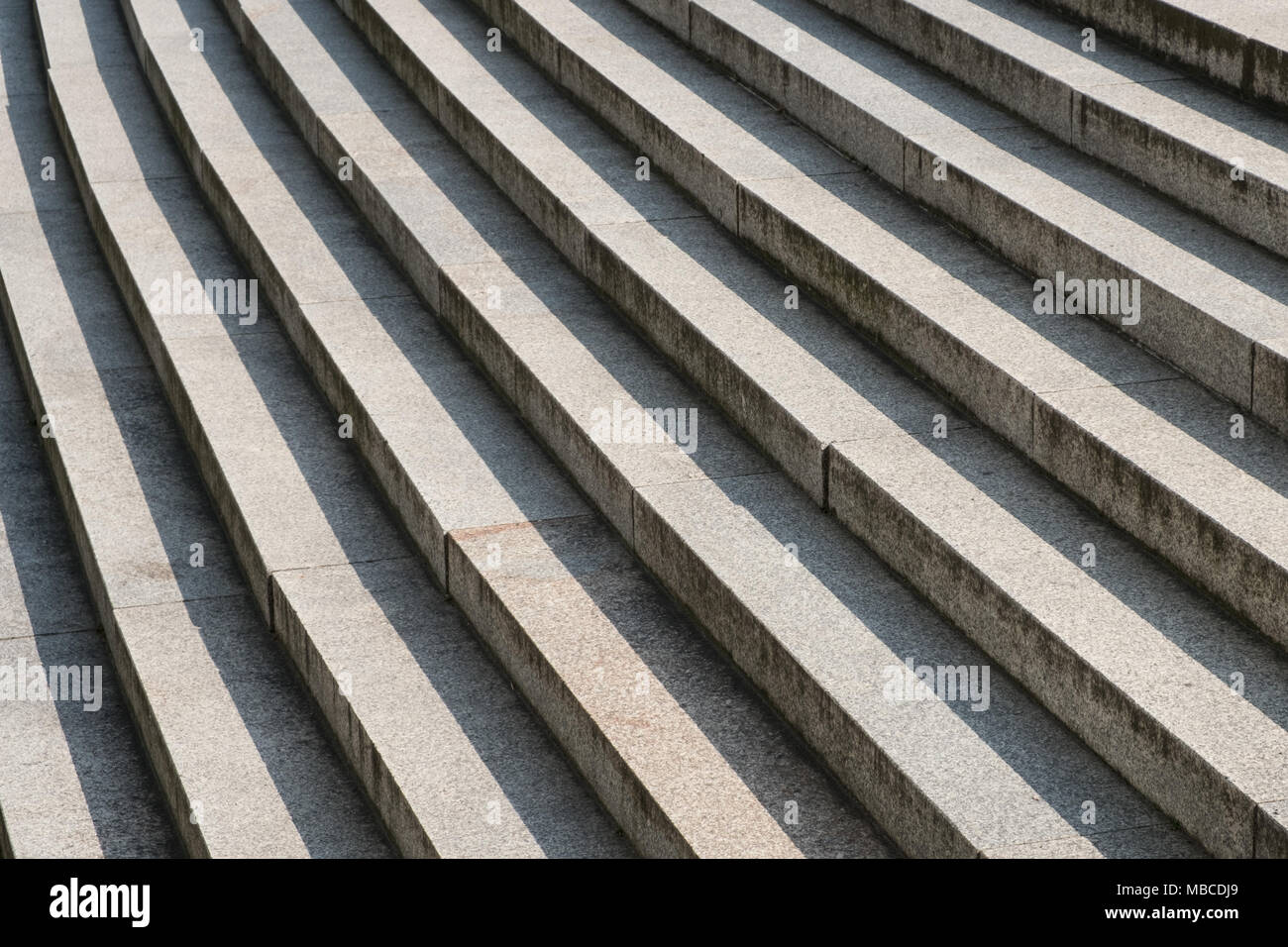 Contexte - escalier en béton escalier extérieur - étapes - détail Banque D'Images