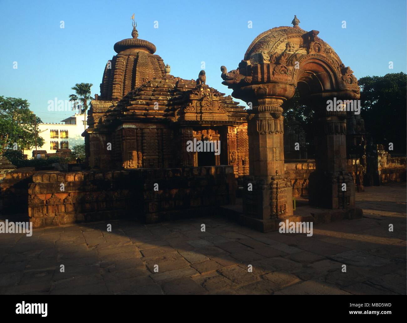 Inde - Bhubaneswar Le Mukteswar Temple à Bhubaneswar Archway Banque D'Images