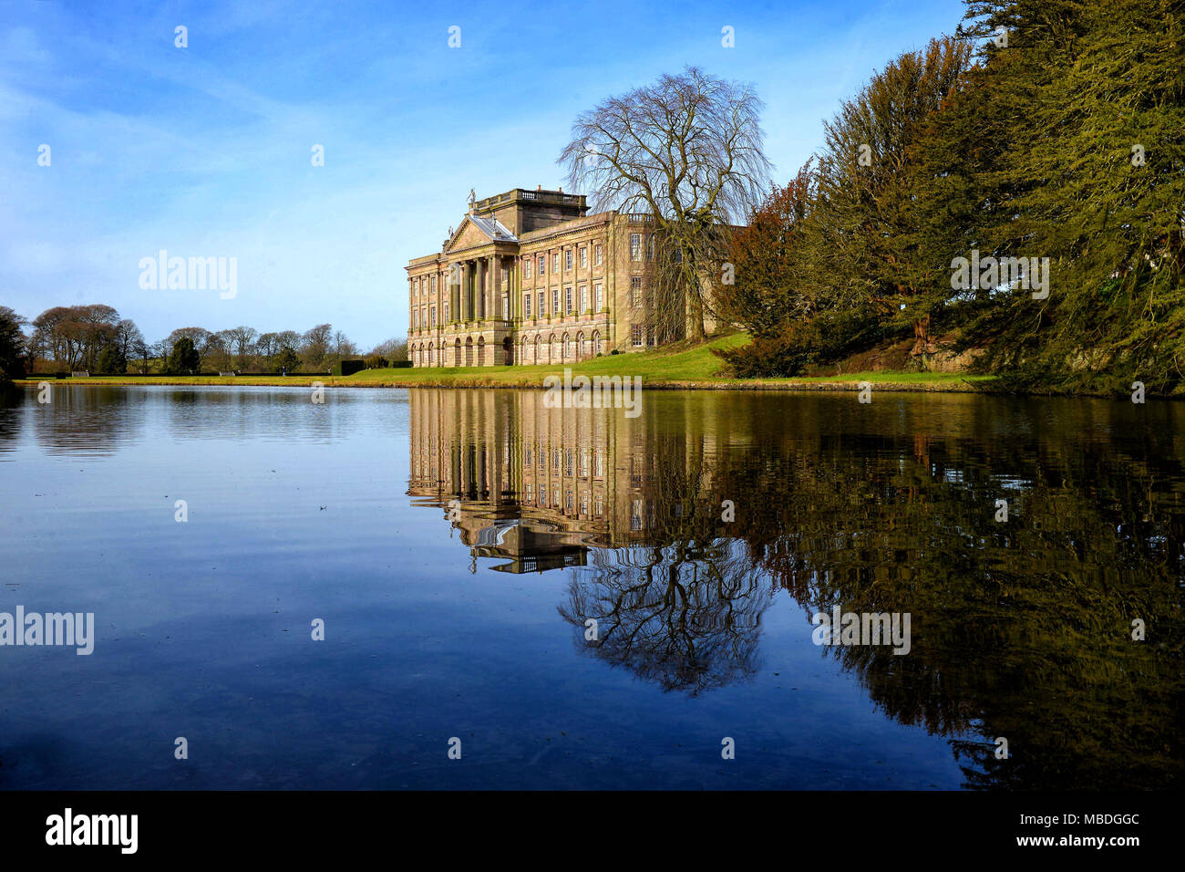 Lyme Park est une grande propriété située au sud de Disley, Cheshire. Le domaine est géré par le National Trust Banque D'Images