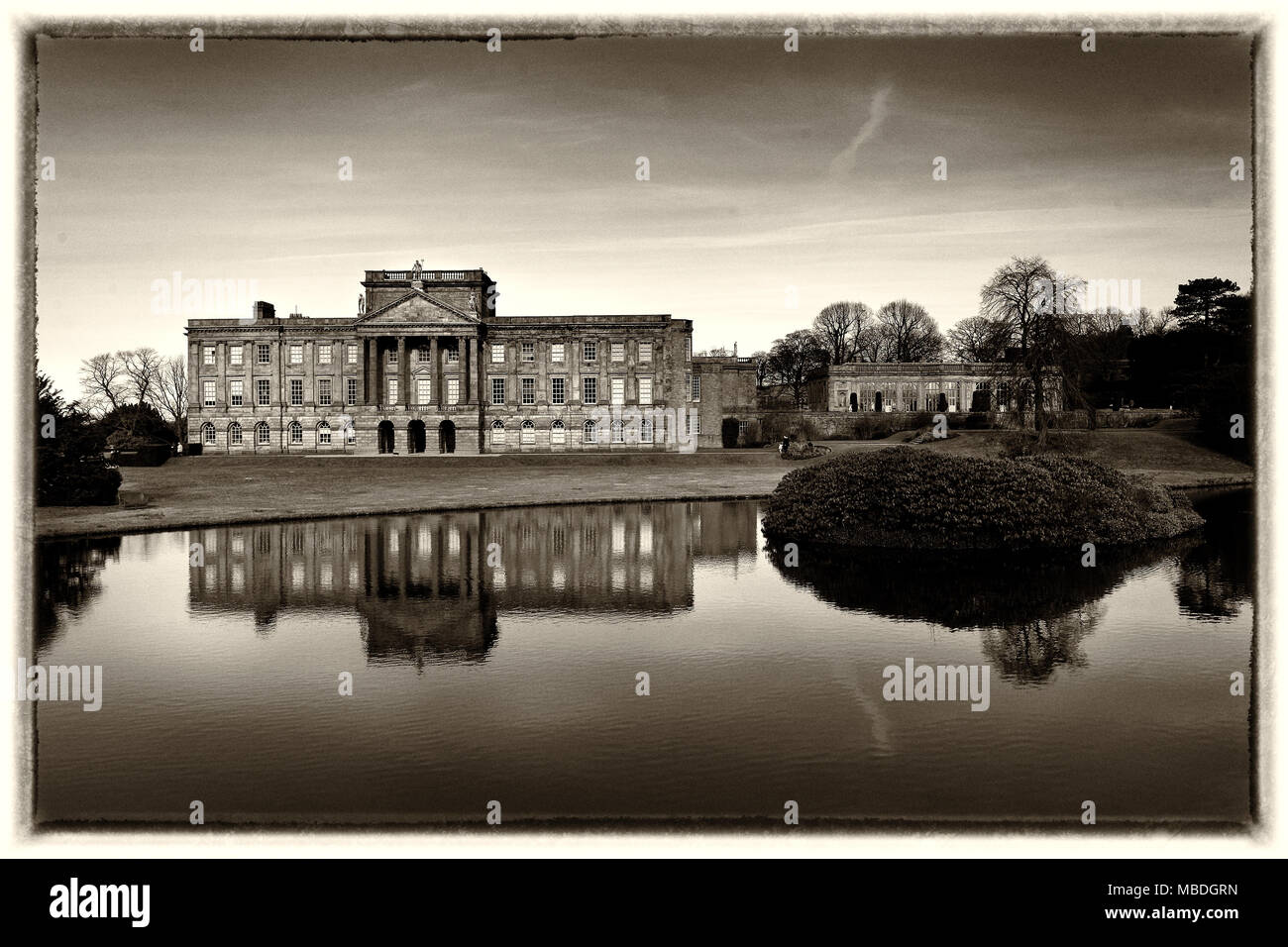 Lyme Park est une grande propriété située au sud de Disley, Cheshire. Le domaine est géré par le National Trust Banque D'Images