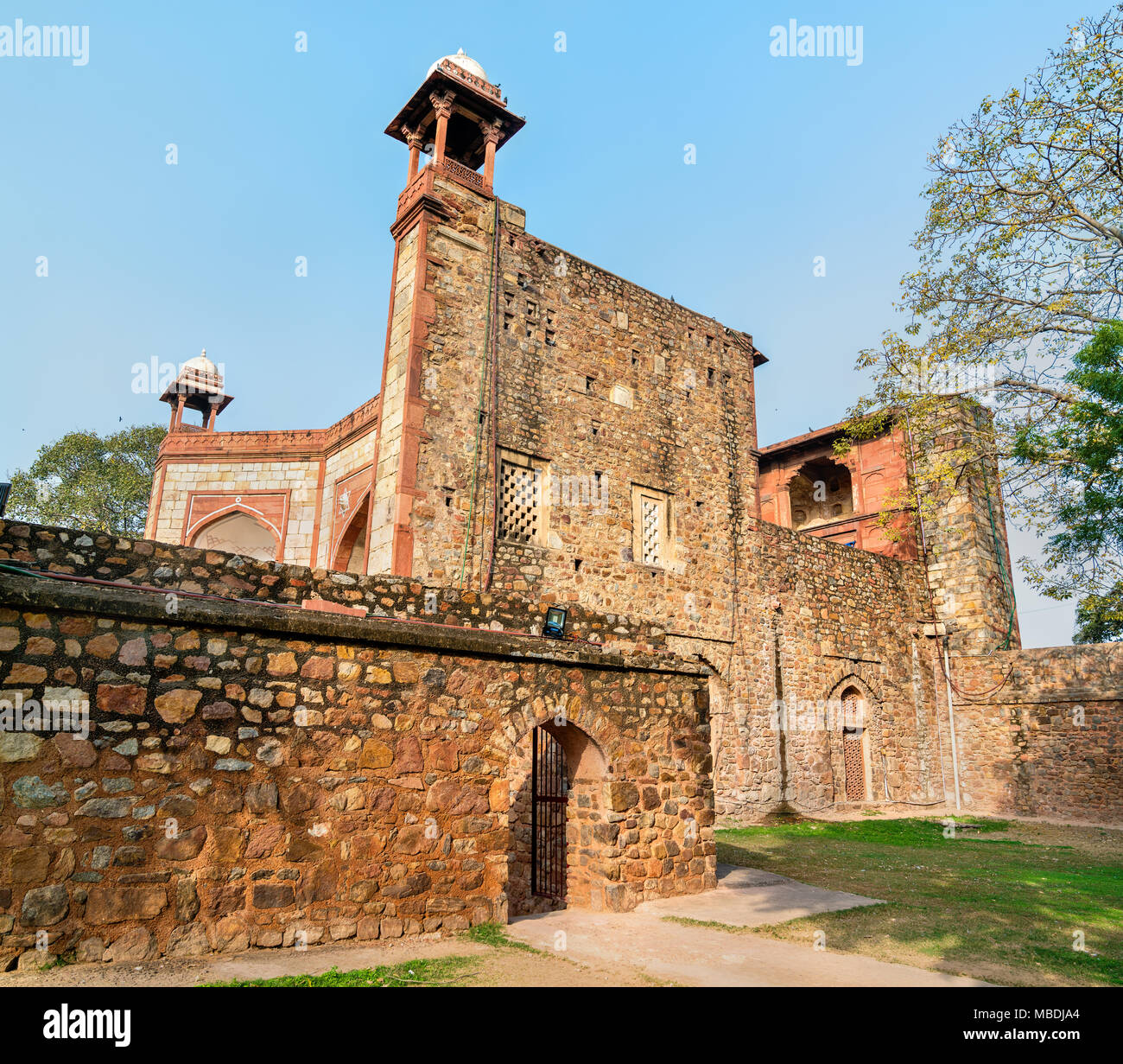 Bu Halima au tombeau de Humayun à Delhi, Inde complexe Banque D'Images