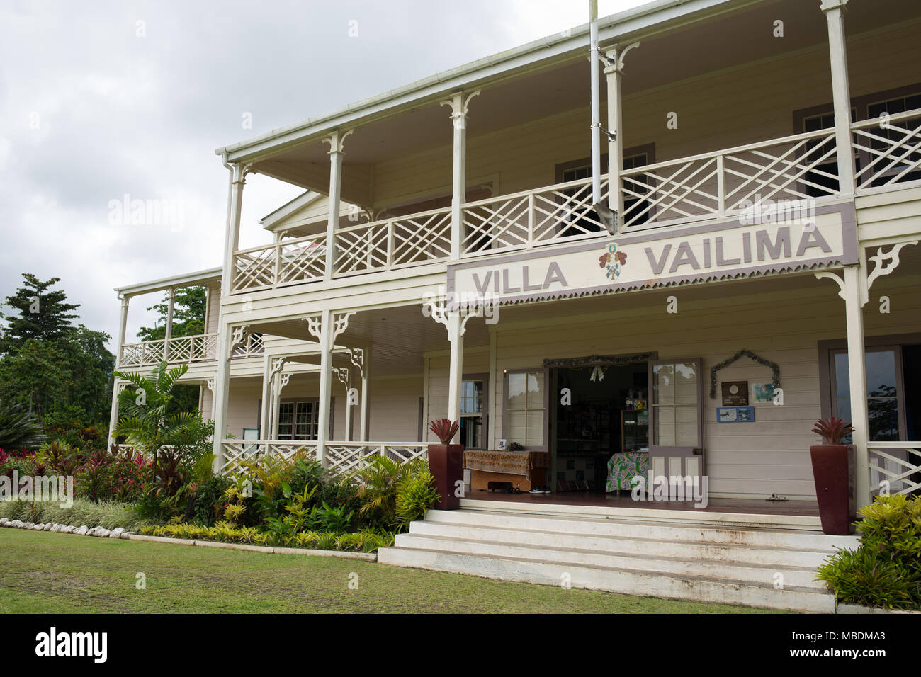 Musée Robert Louis Stevenson, à Apia, Samoa, le 24 novembre 2017. Banque D'Images