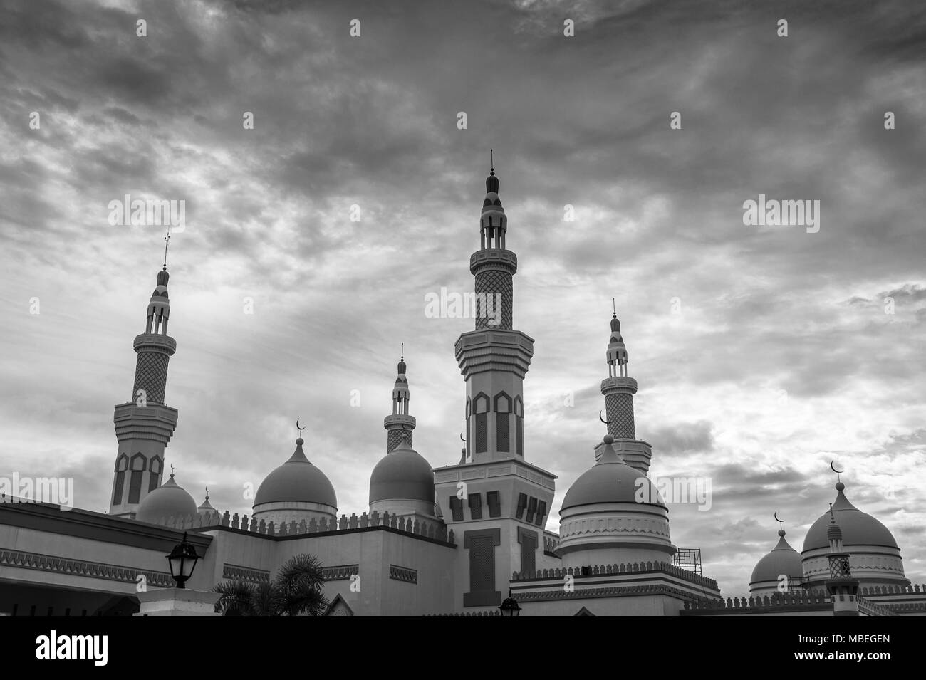 La mosquée d'or de Cotabato City, Mindanao, Philippines Banque D'Images