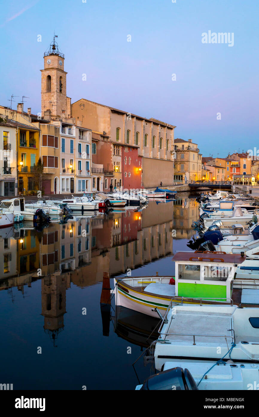 Martigues (sudest de la France) L'ile de Martigues et de ses canaux