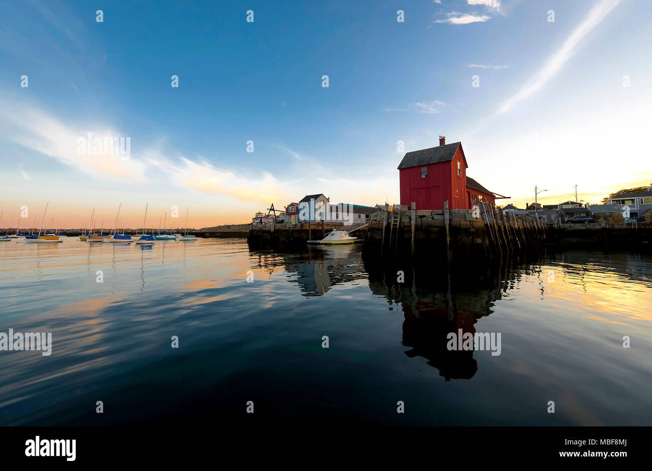 Rockport Massachusetts Banque D'Images