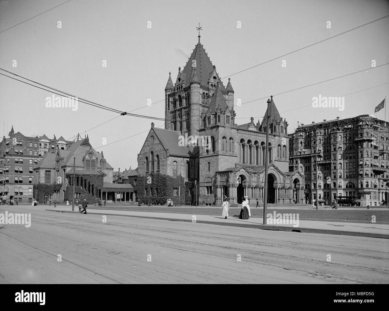 Copley Square - 1906 Banque D'Images