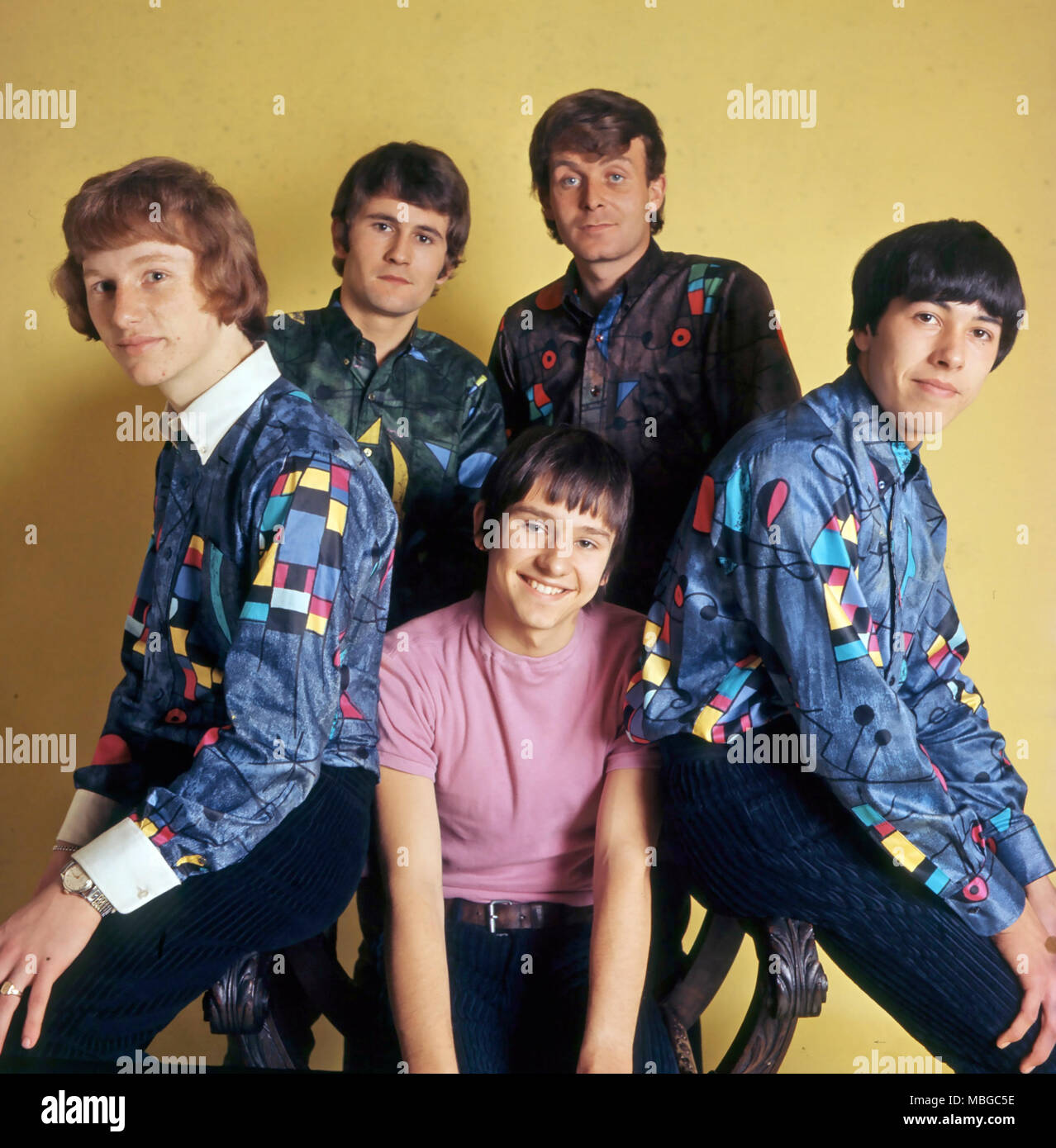 Le groupe pop anglais PACK de 1967. Photo : Tony Gale Banque D'Images Le groupe pop anglais PACK de 1967. Photo : Tony Gale Banque D'Images