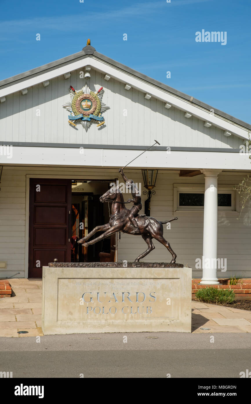 Guards Polo Ciub Smiths Lawn Virginia Water Surrey Banque D'Images