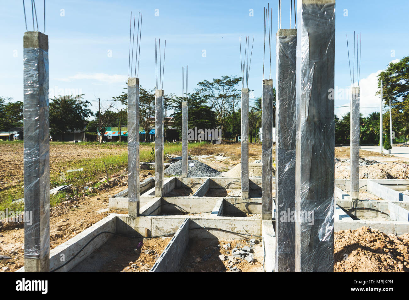 Bâtiment en construction Banque D'Images