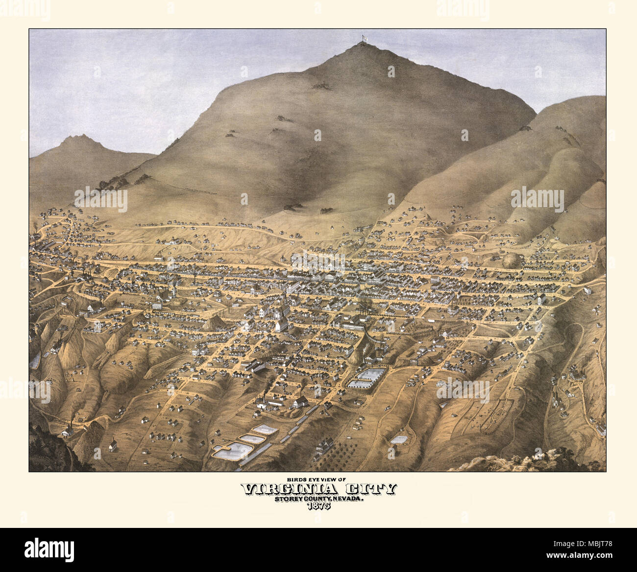 Virginia City Banque D'Images