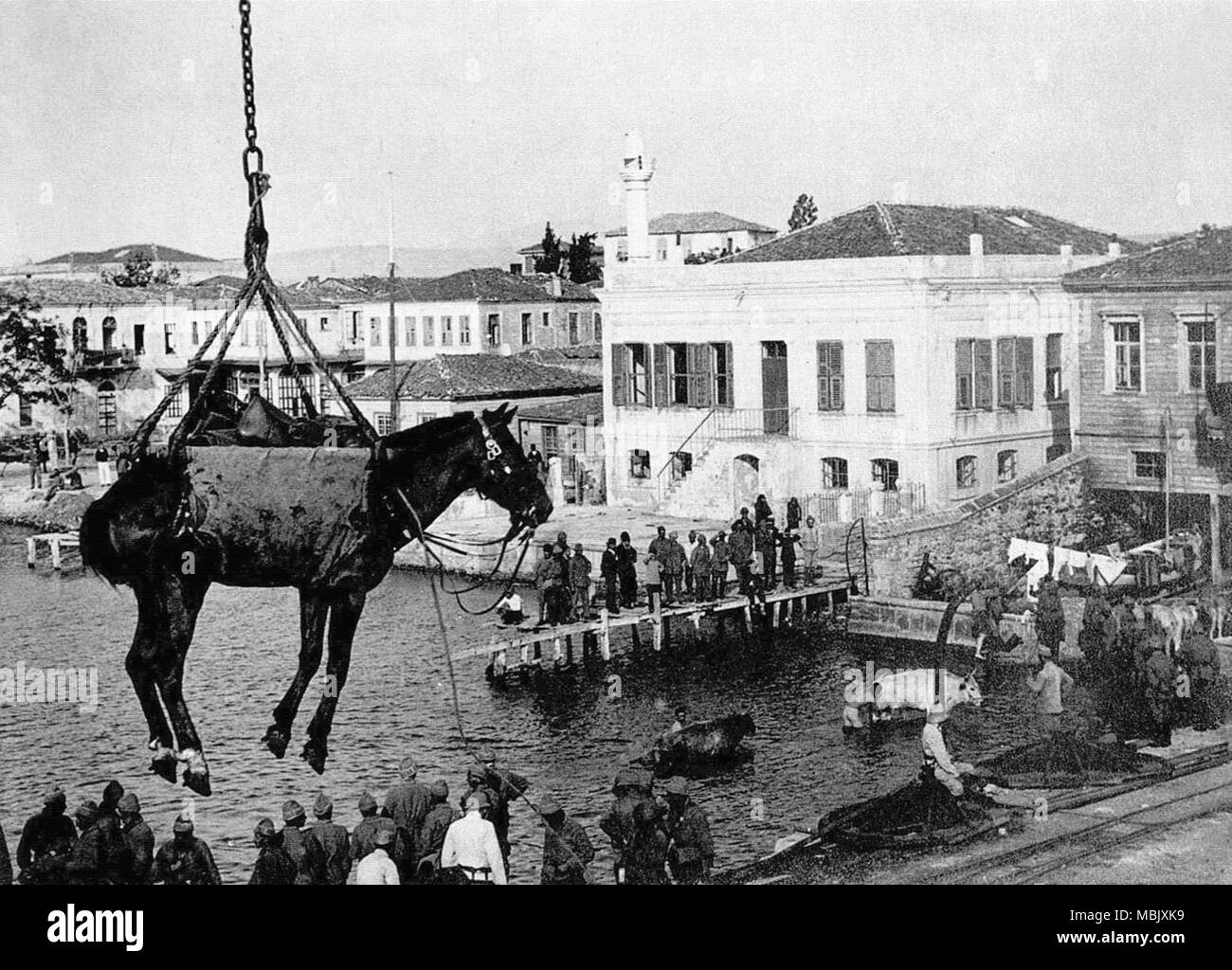 Les camionneurs de la PREMIÈRE GUERRE MONDIALE Banque D'Images Les camionneurs de la PREMIÈRE GUERRE MONDIALE Banque D'Images