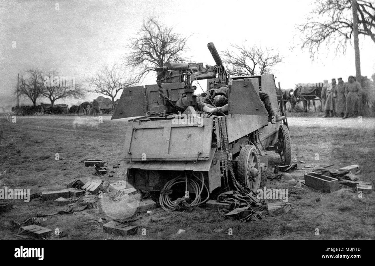 La destruction d'avions anti- Banque D'Images