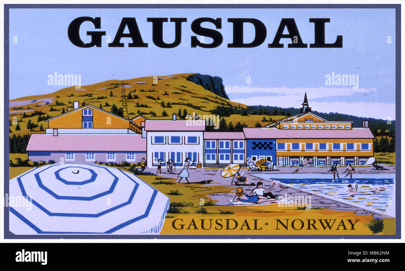 Gausdal Banque D'Images