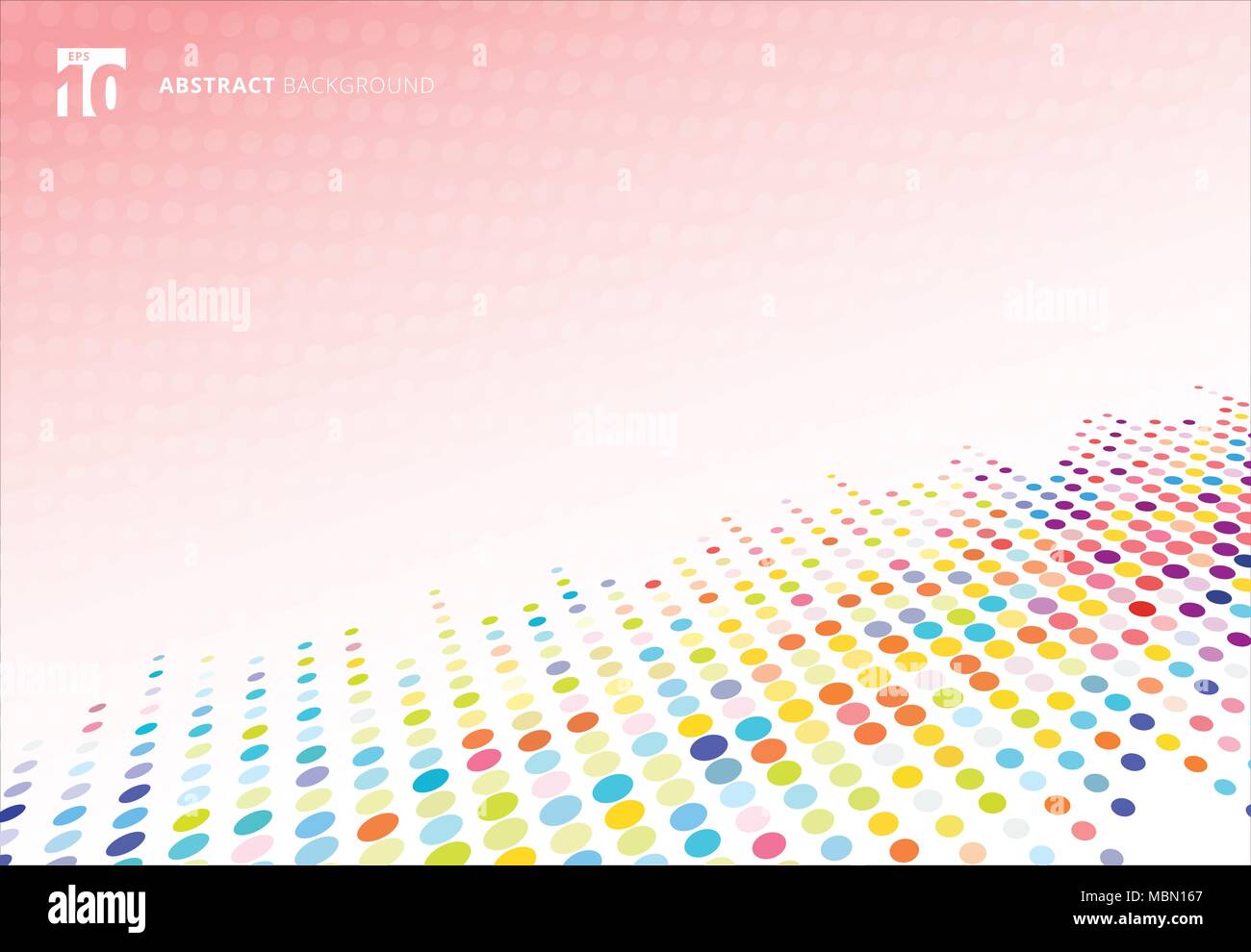 Abstract colorful texture halftone pattern points de vue sur fond bleu à pois rose. vector illustration Illustration de Vecteur