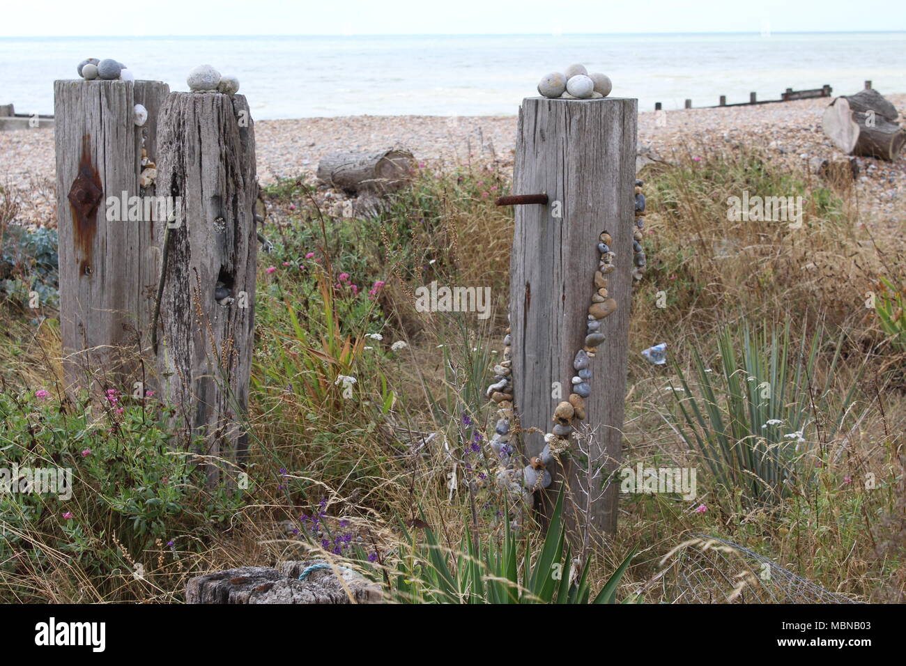 Art Beach Banque D'Images