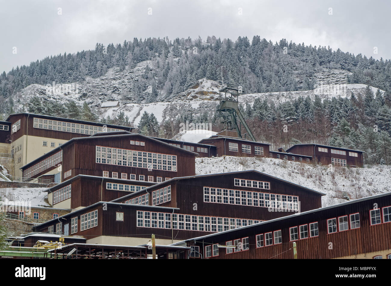 La mine de Rammelsberg, UNESCO World Heritage site, Goslar, Allemagne Banque D'Images