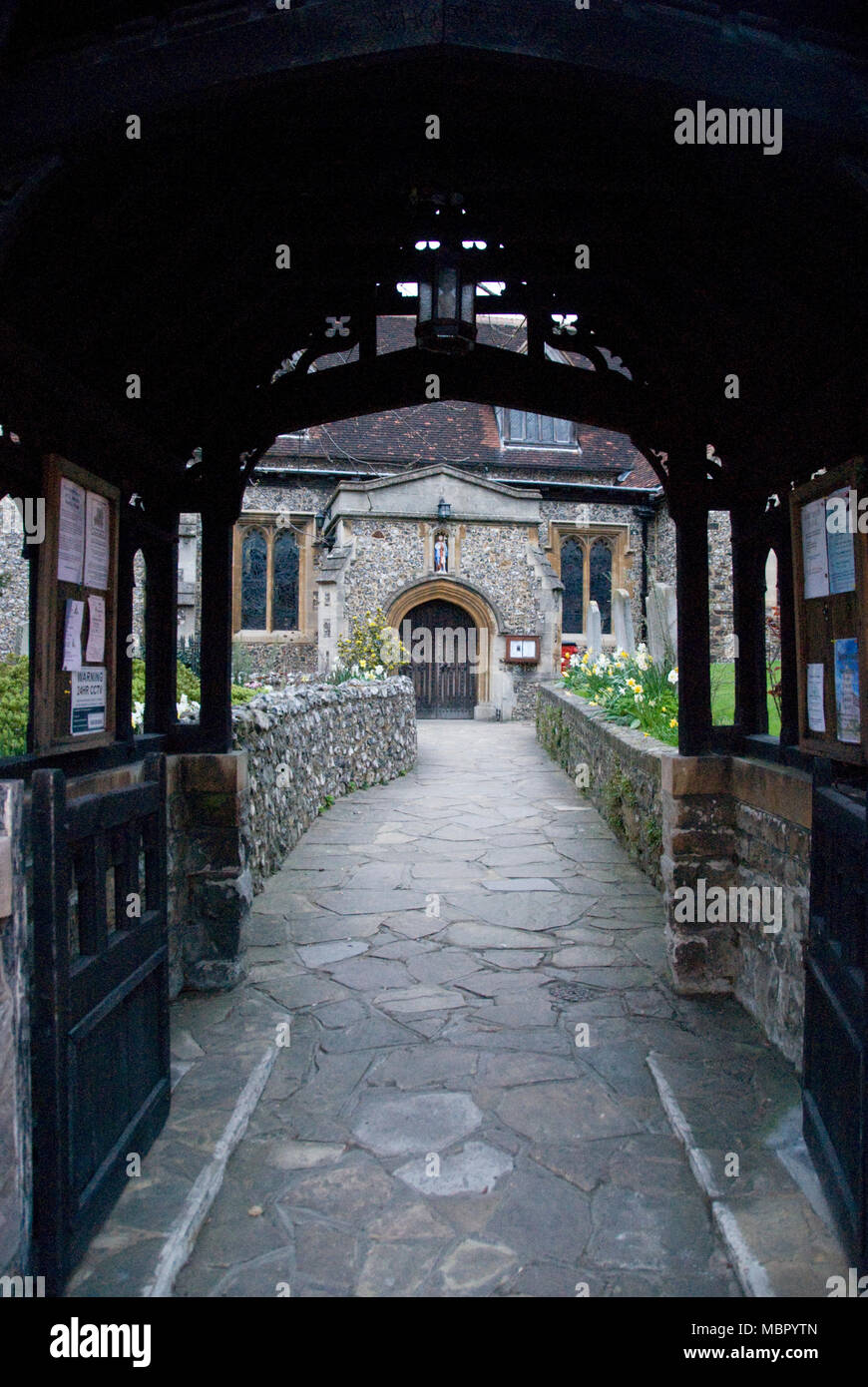 L'église de St Jean Baptiste Banque D'Images