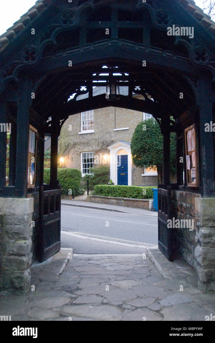L'église de St Jean Baptiste Banque D'Images