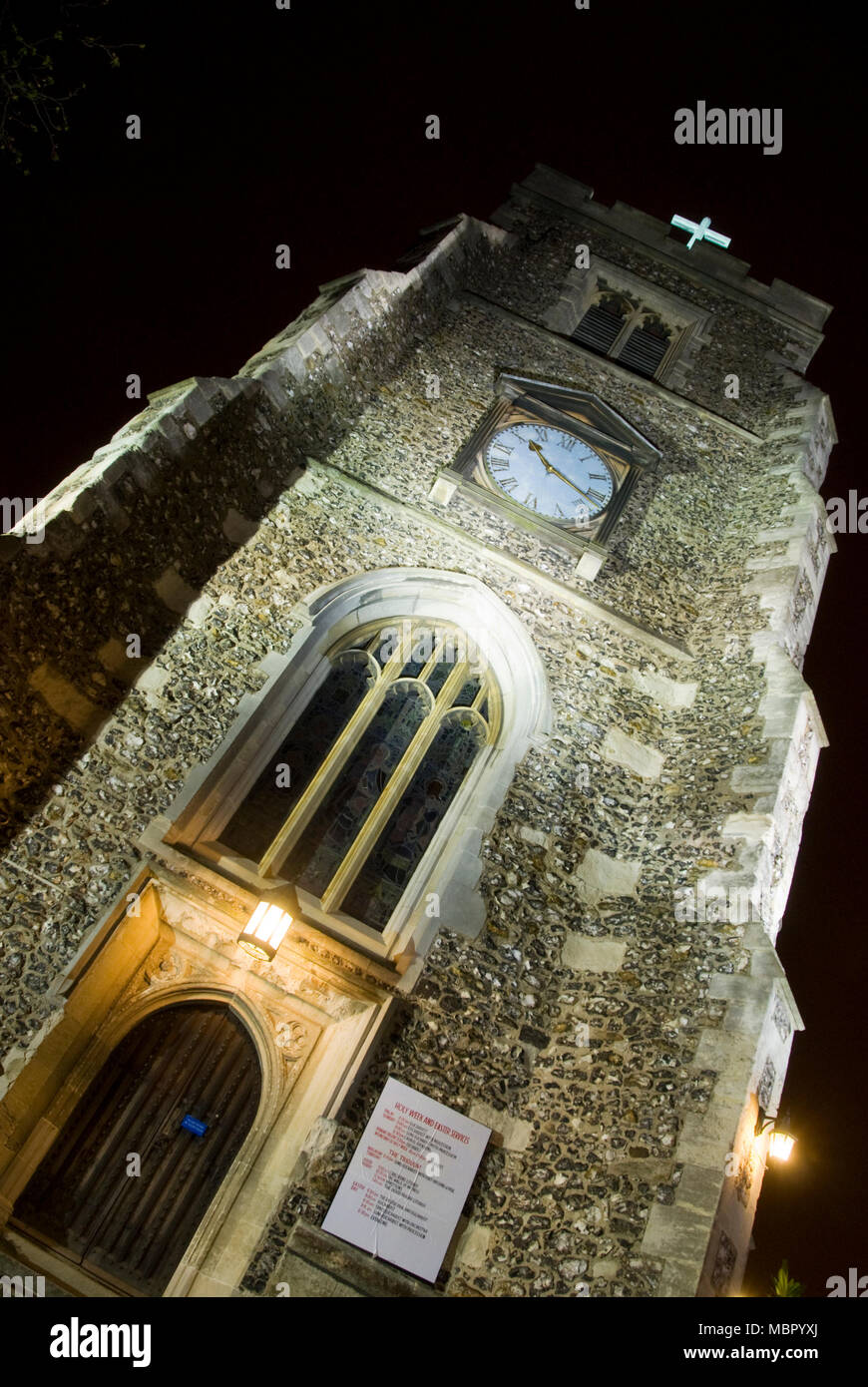 L'église de St Jean Baptiste Banque D'Images