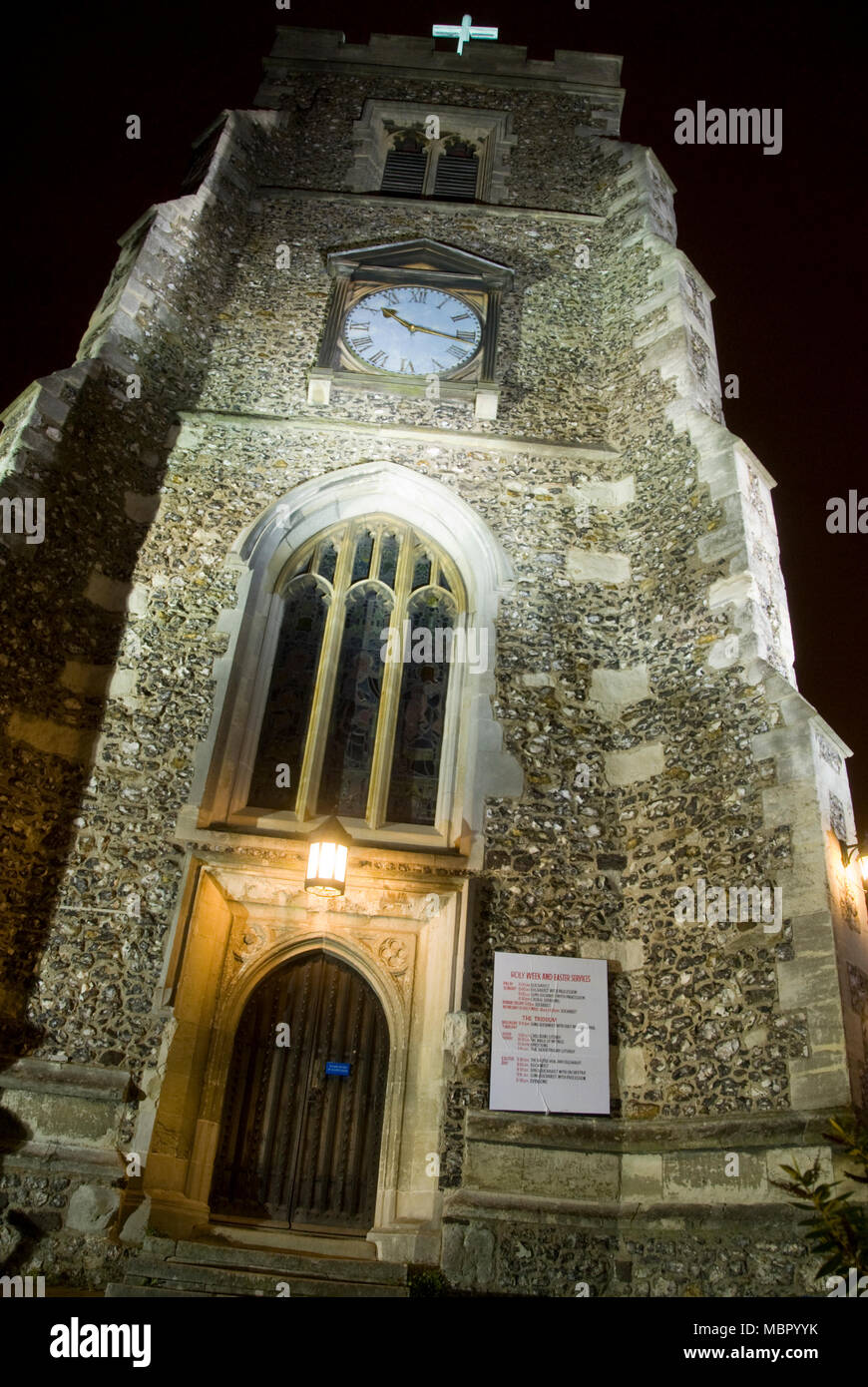 L'église de St Jean Baptiste Banque D'Images