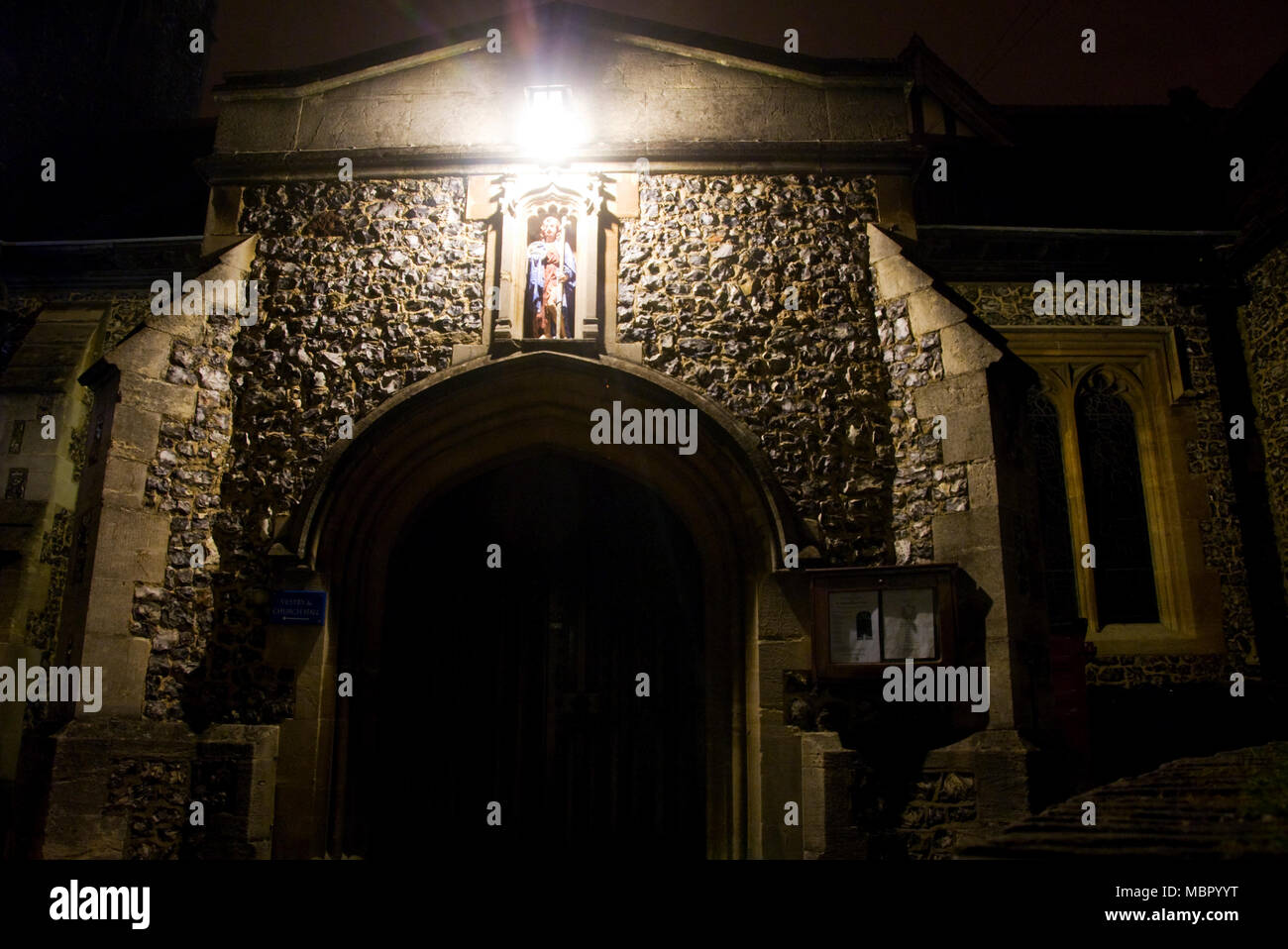 L'église de St Jean Baptiste Banque D'Images