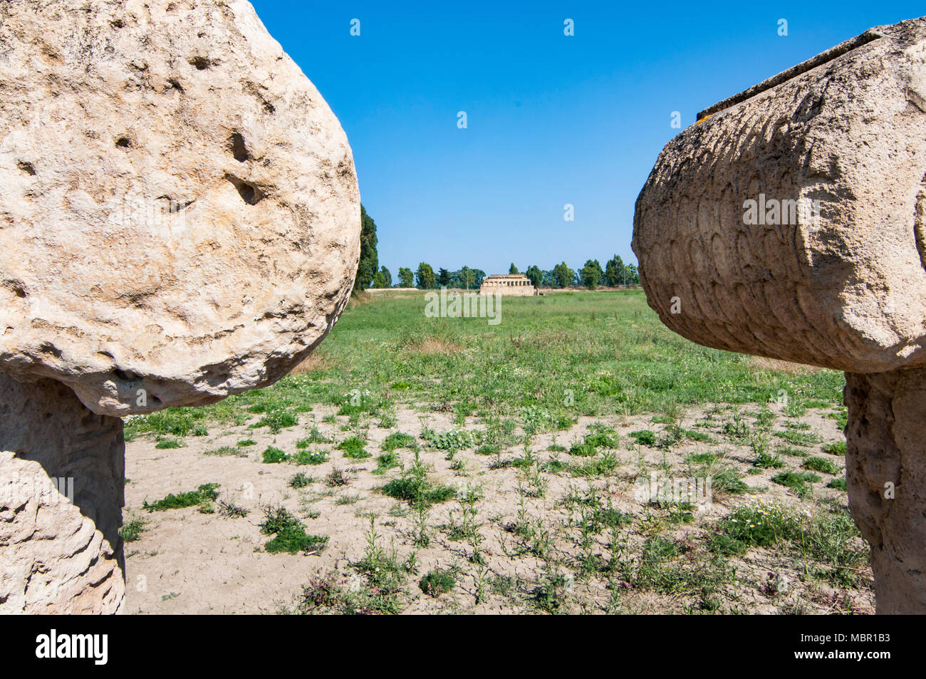 MKetaponto site archéologique en Basilicate Italie Banque D'Images