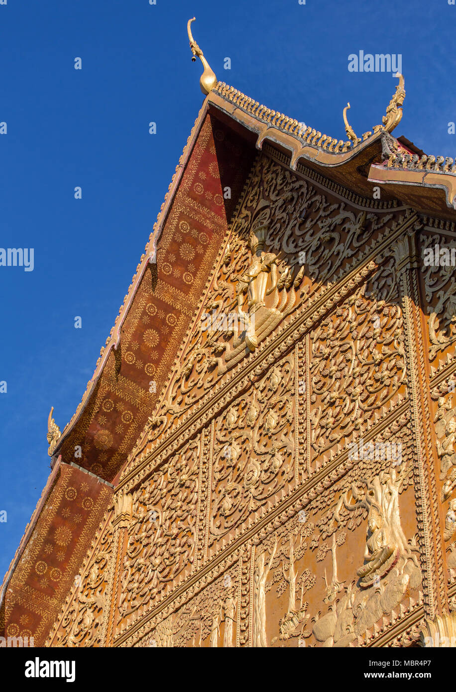 Wat Pha That Luang, Vientiane, Laos. Banque D'Images