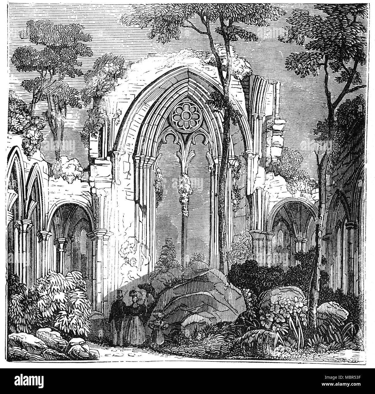 La fenêtre de l'Est de l'abbaye de Netley est un monastère médiéval tardif dans le village de Netley près de Southampton dans le Hampshire, en Angleterre. L'abbaye a été fondée en 1239 comme une maison pour les moines de l'austère Ordre Cistercien. En dépit d'être une abbaye royale de Netley, n'a jamais été riches et les moines ont été mieux connus pour leurs voisins pour la généreuse hospitalité offerte aux voyageurs sur terre et sur mer. En 1536, l'abbaye de Netley a été saisi par Henry VIII d'Angleterre au cours de la dissolution des monastères et les bâtiments ont été transformés en un hôtel particulier. Banque D'Images