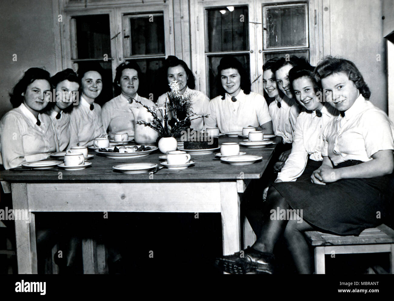 Bund deutscher Mädel (BDM), une partie de la jeunesse d'Hitler pour les filles, une partie, 1940, Allemagne Banque D'Images