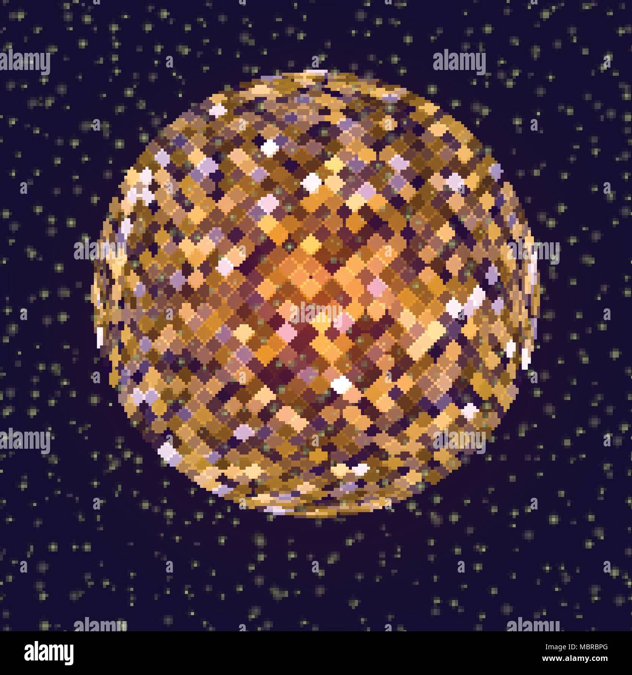 Disco Party abstract sphere ball sur fond transparent style branché glow transparent effet neon light Vector illustration Illustration de Vecteur