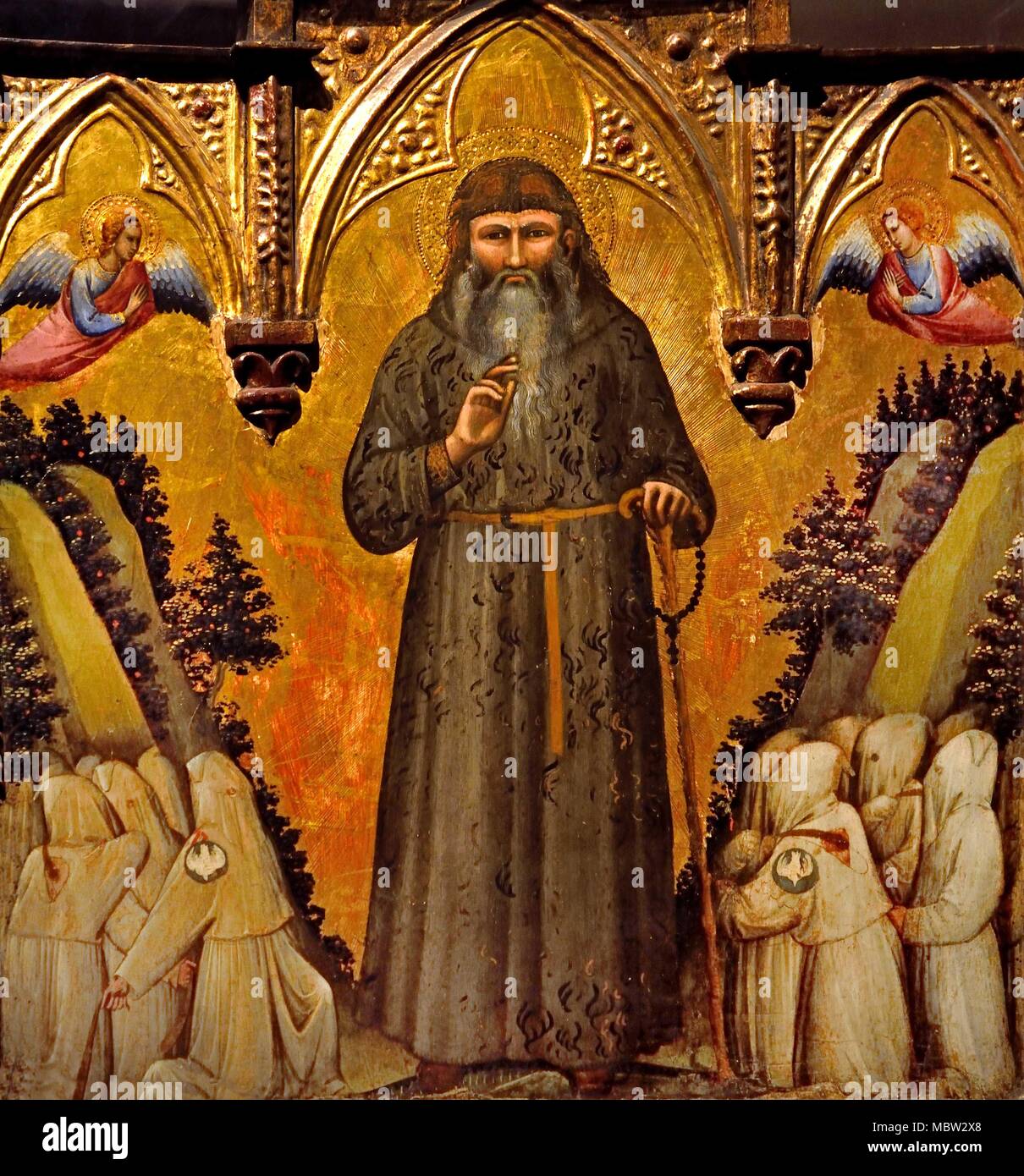 Bandinella confraternita di San Ranieri - Bandinella confrérie de San Ranieri 1384 Antonio Di Francesco, appelé ,Antonio Veneziano,14e siècle, l'Italie l'italien Banque D'Images