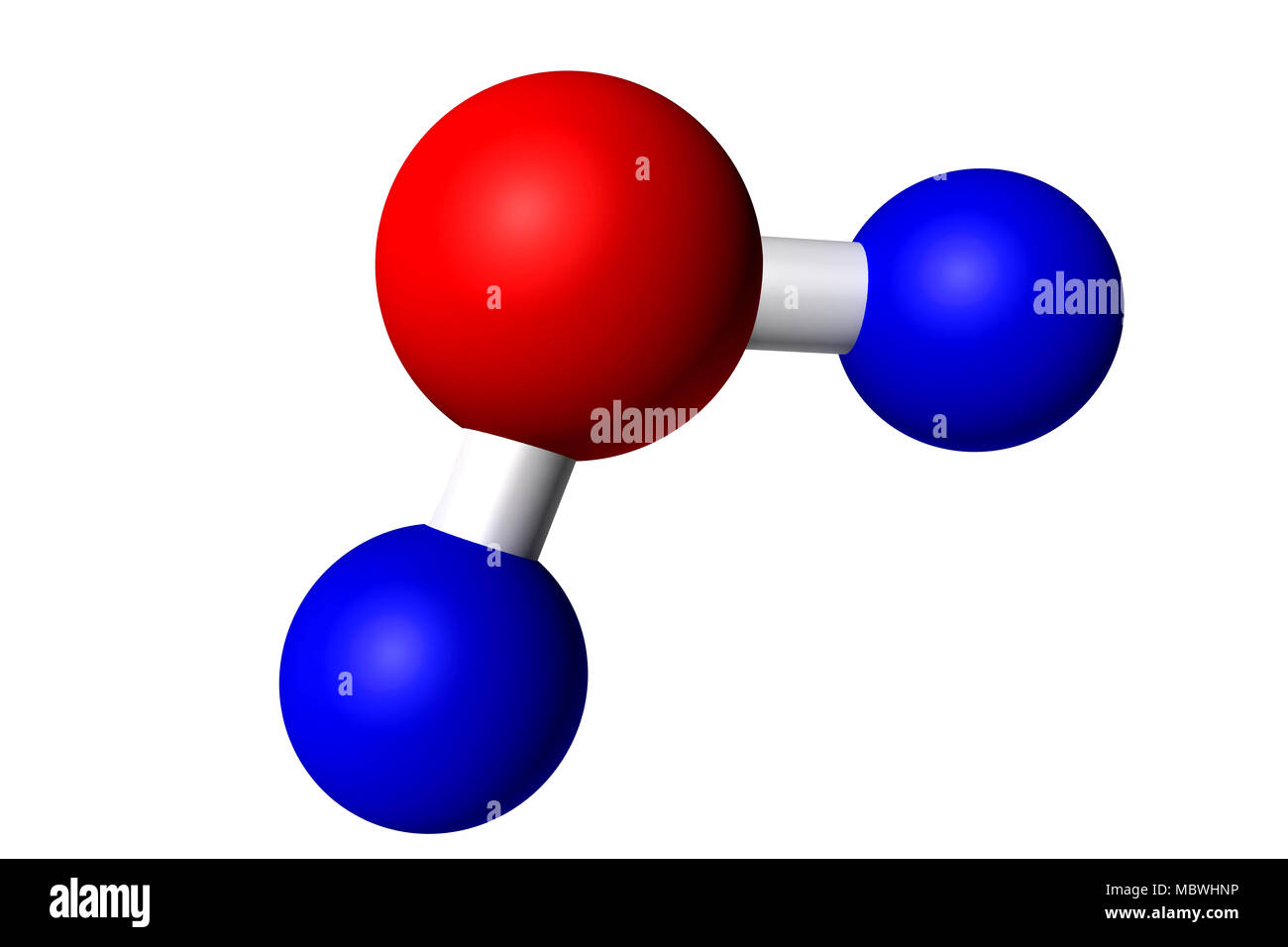 H2o Molecules 3d Banque D Image Et Photos Alamy