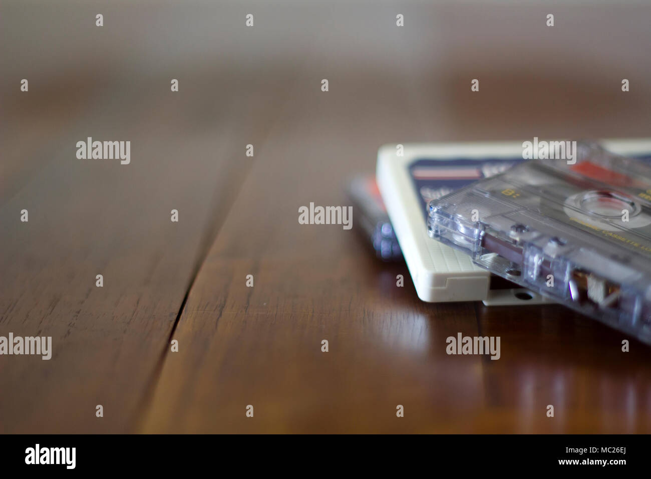 Cassete audio tapes Banque D'Images