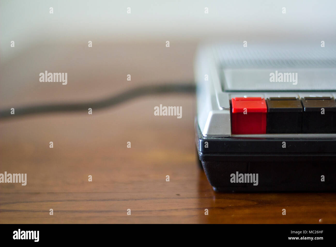 Lecteur de cassette recorder Vintage Banque D'Images