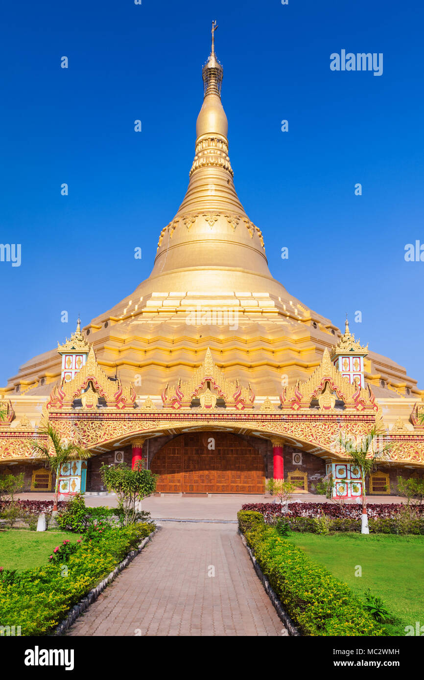 La méditation vipassana est une pagode située à Mumbai, Inde Banque D'Images