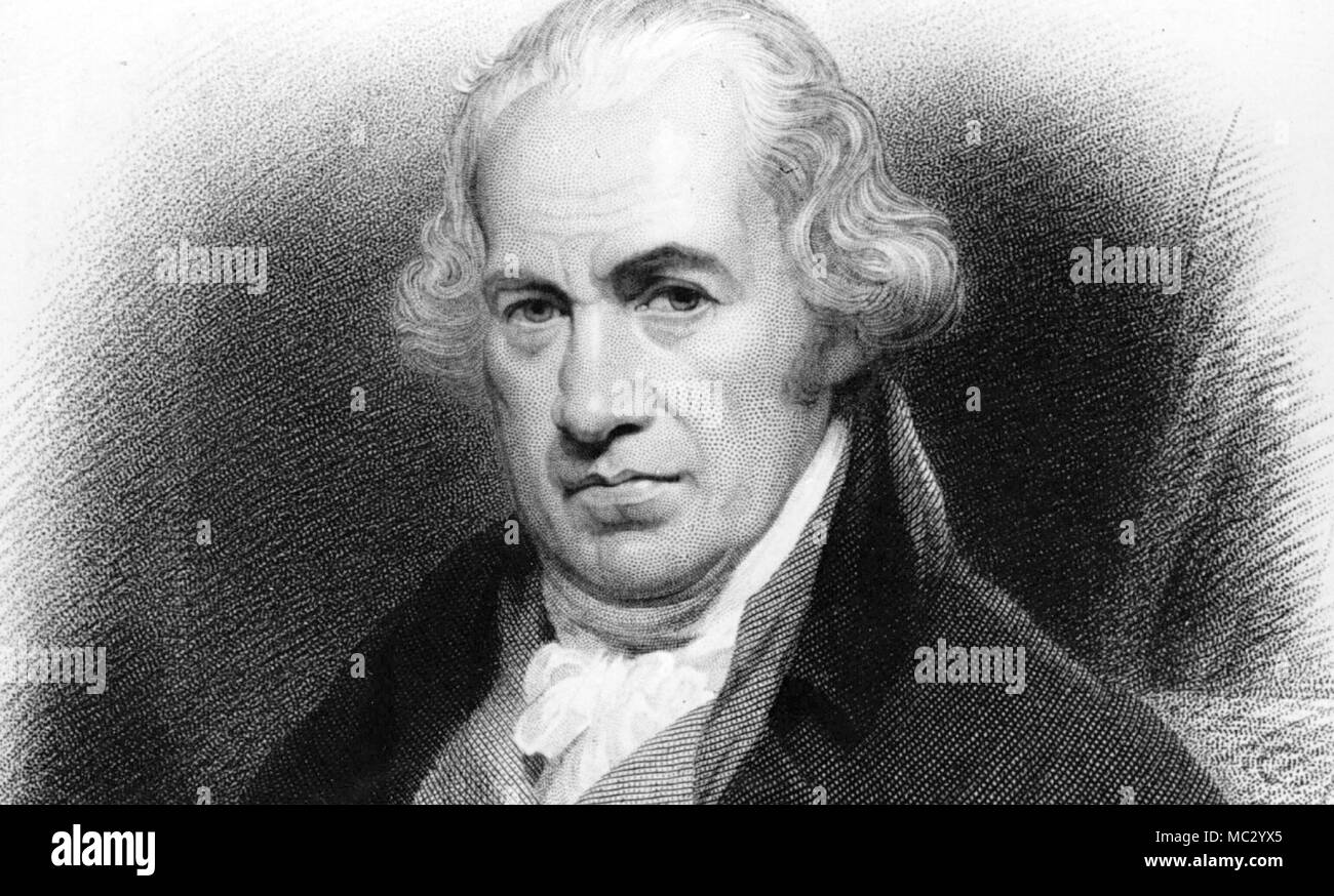 JAMES WATT (1736-1819) inventeur écossais Banque D'Images