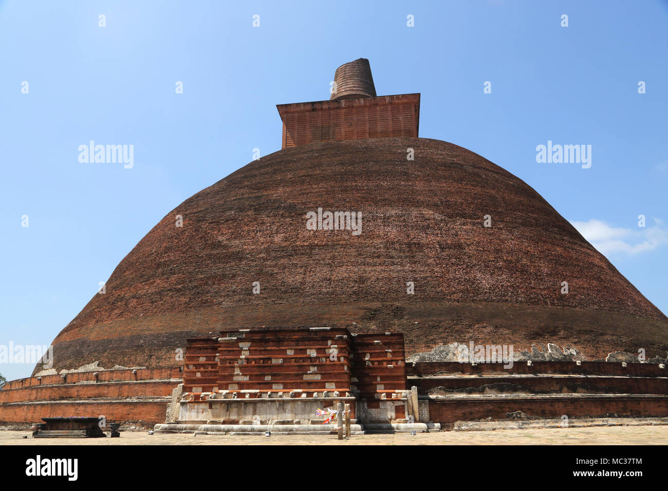 Anuradhapura North Central Province Sri Lanka Jetavanarama Dagoba Banque D'Images