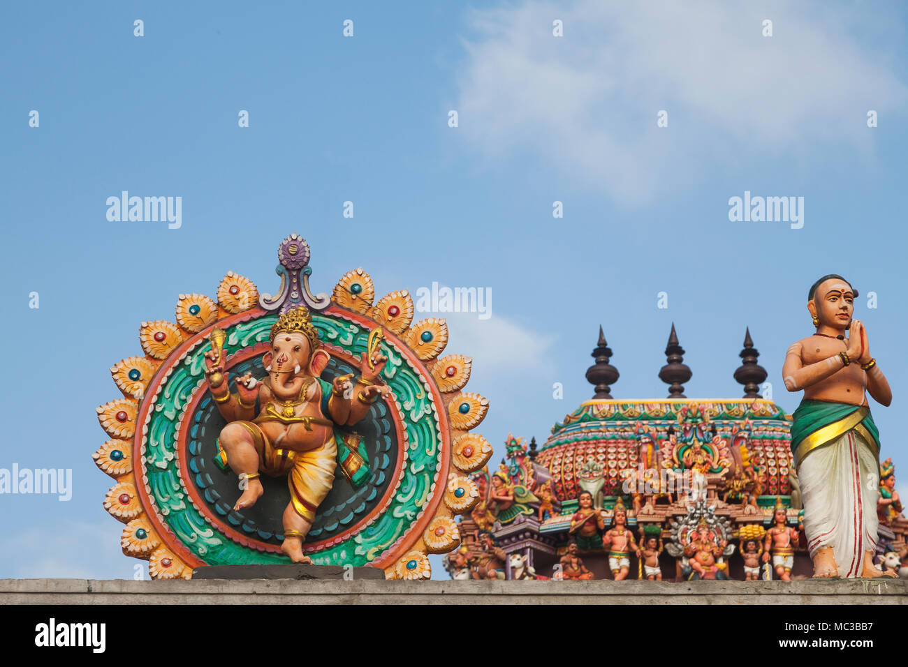 L'Asie, l'Inde, le Tamil Nadu, Chidambaram, Chidambaram temple Nataraja Banque D'Images