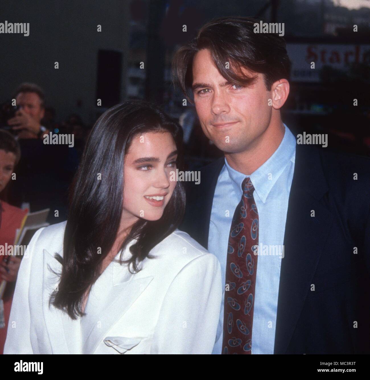 Jennifer Connelly Bill Campbell 1993 Photo de John Barrett/PHOTOlink.net Banque D'Images