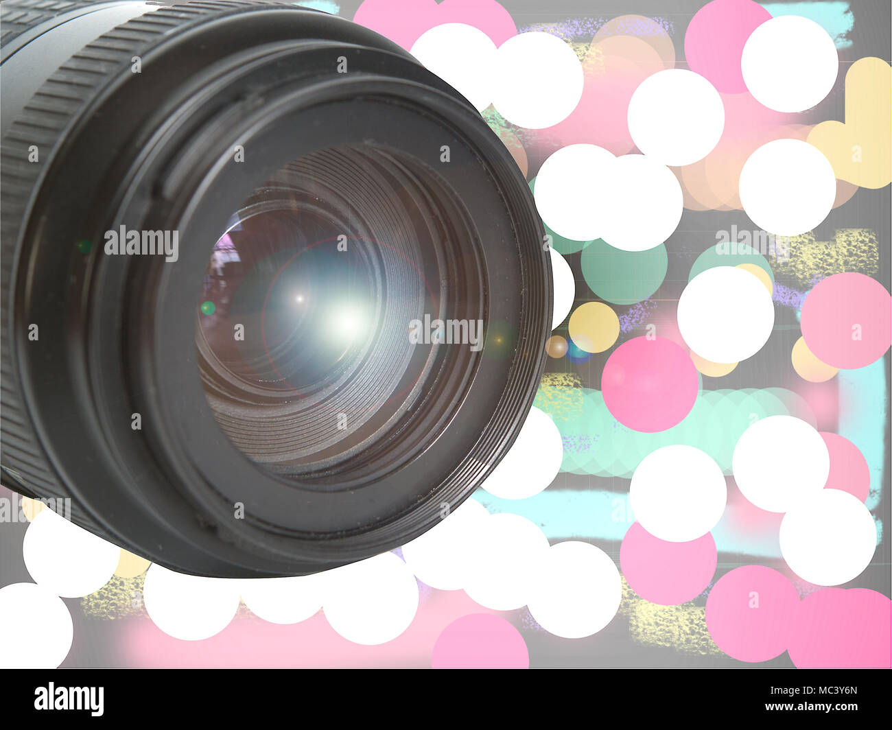 Les objectifs d'appareil photo, créez votre propre que vous voulez. Banque D'Images