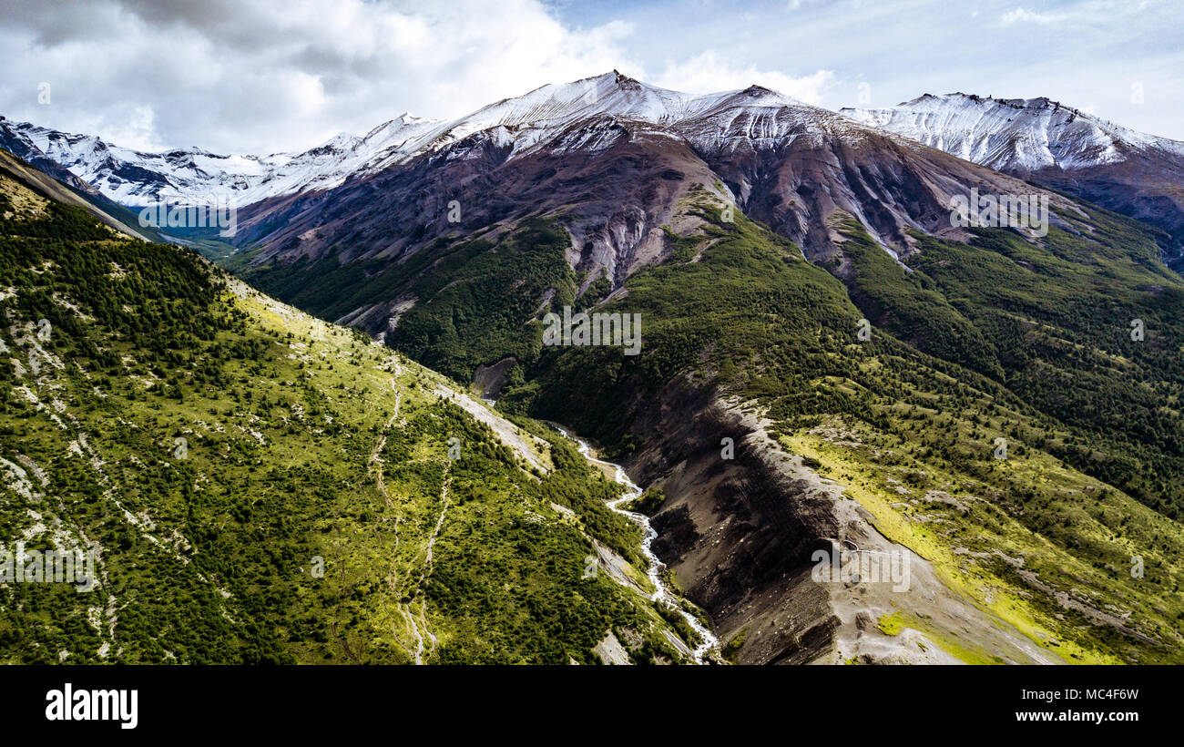 Parc National Torres del Paine, Patagonie, Chili Banque D'Images