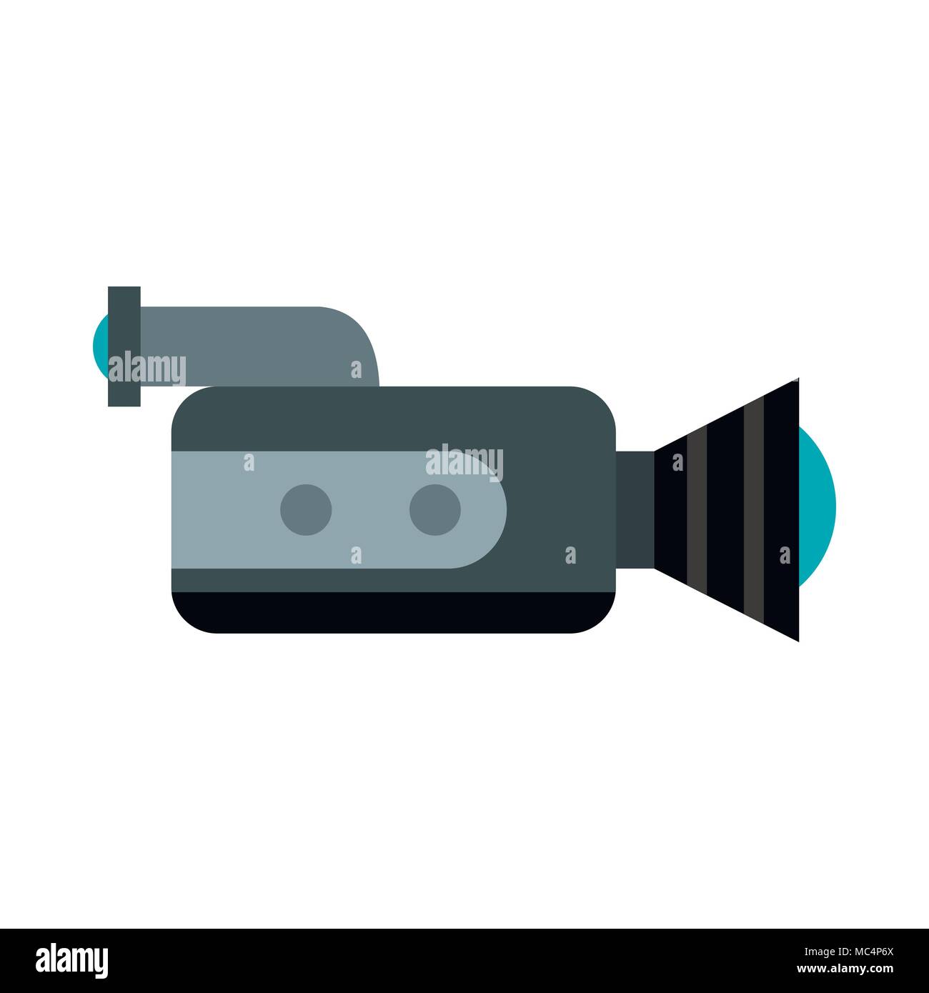 Camescope vidéo avec l'icône de cassette vidéo Illustration de Vecteur