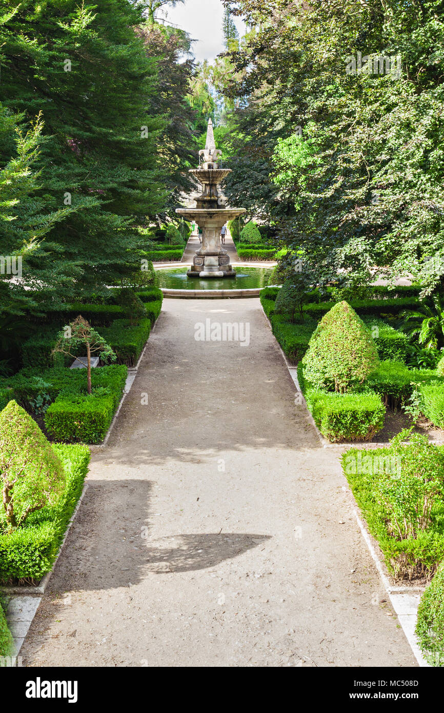 COIMBRA, PORTUGAL - 29 juin : Le Jardin botanique de l'Université de Coimbra le 29 juin 2014 à Coimbra, Portugal Banque D'Images