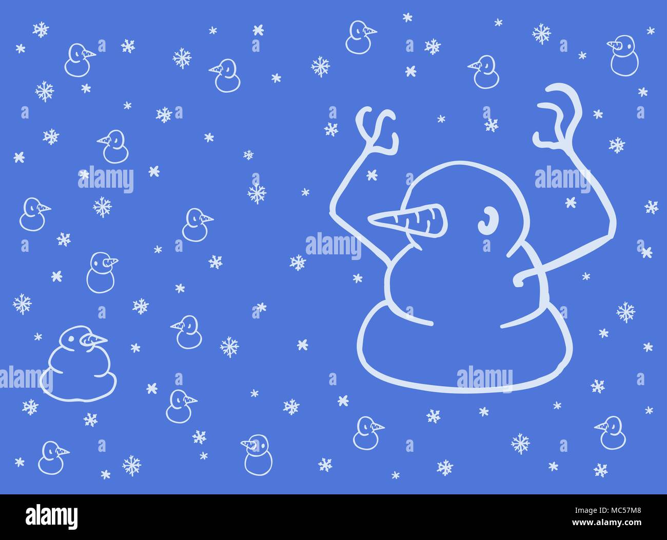 Les bonshommes de caricature stylisée figure des dessins au trait, horizontal, vector illustration Illustration de Vecteur