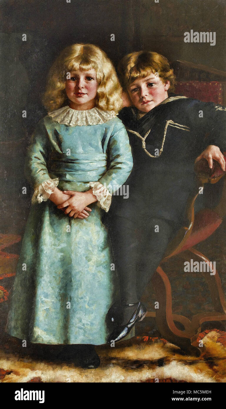 Matchell Reginald - Petits Anges Banque D'Images