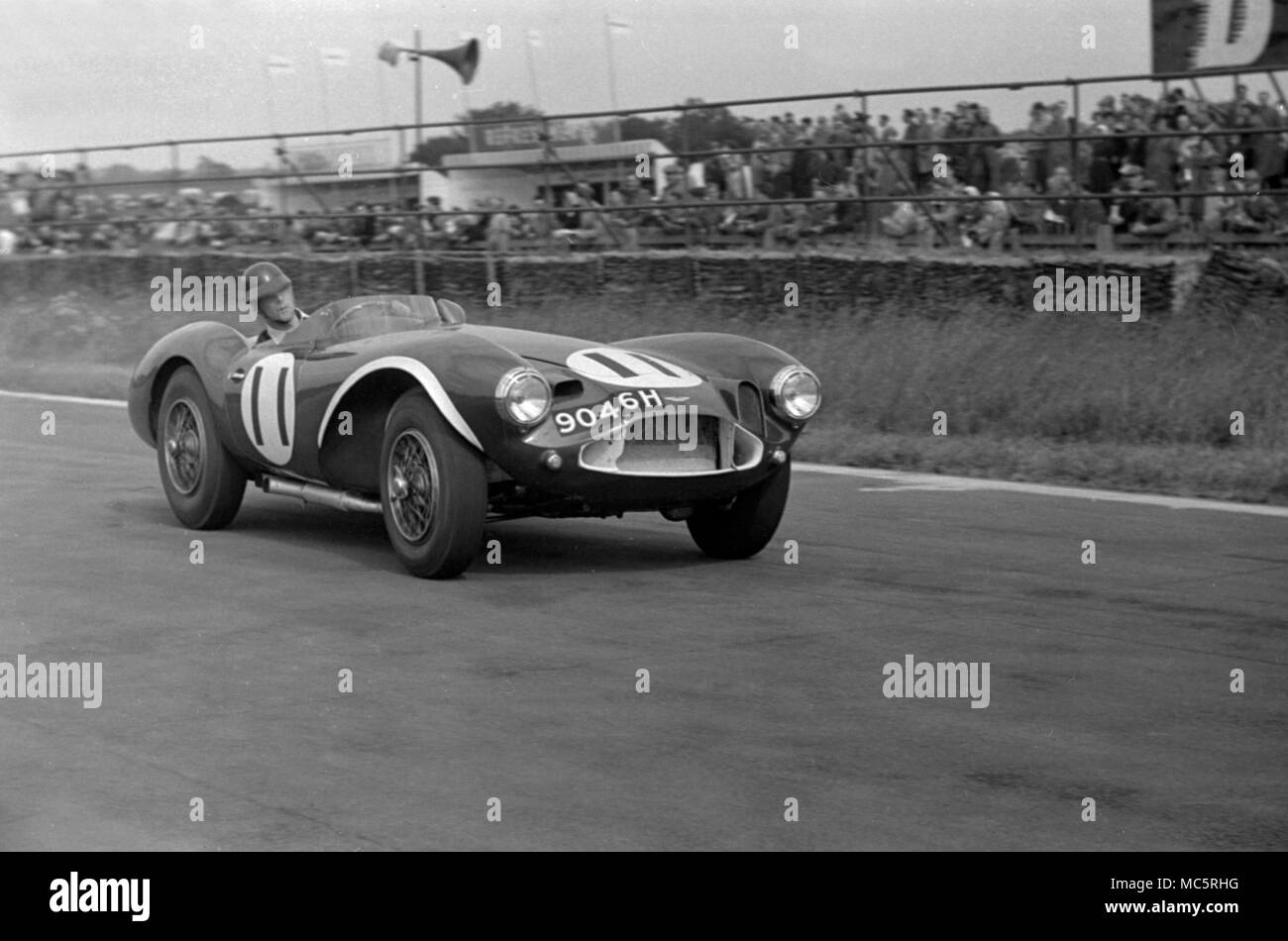 Aston Martin DB3S Peter Blonde,Goodwood Lundi de Pentecôte 10/06/1957 Réunion Banque D'Images
