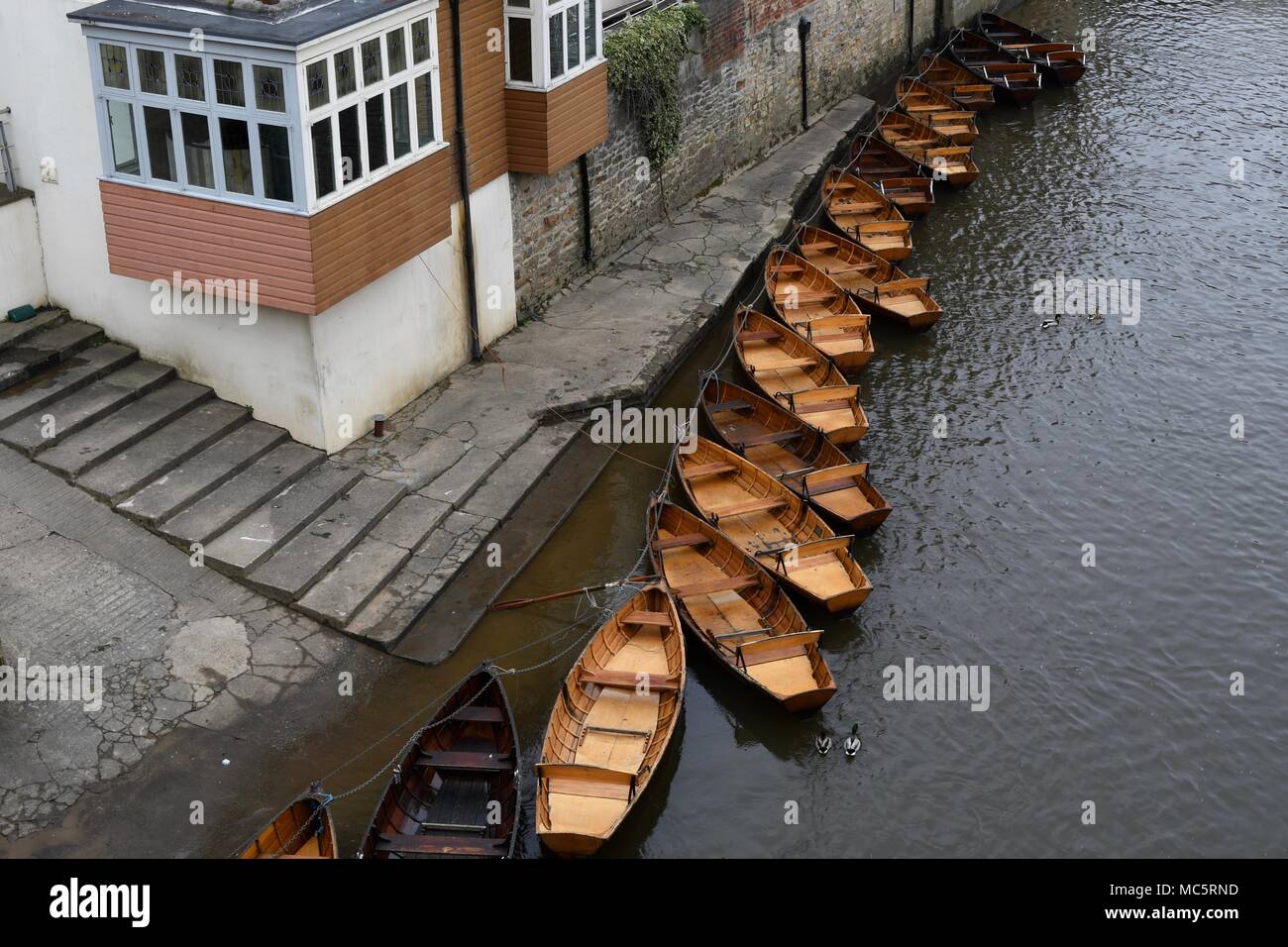 Le bateau Club bar et restaurant à Durham Banque D'Images