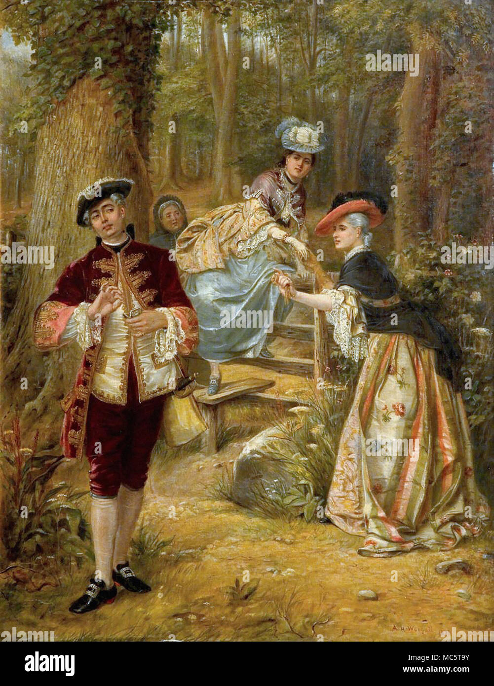 Weigall Arthur Howes - 1. Avant le mariage Banque D'Images