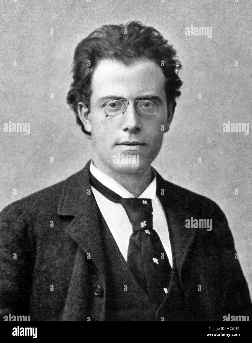 GUSTAV Mahler (1860-1911) Austro-Bohemian compositeur vers 1888 Banque D'Images