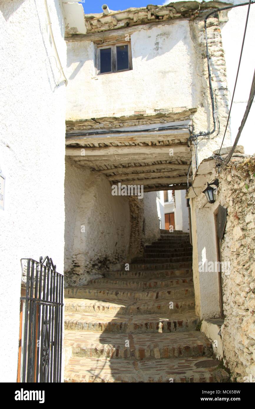 De paso Tinaos, Villages de Las Alujarras, Grenade, Andalousie, Espagne Banque D'Images